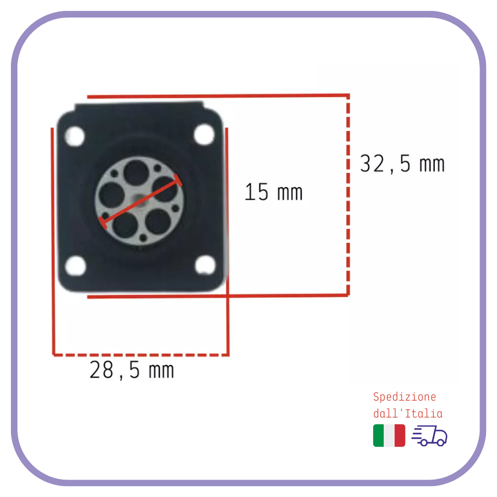 Kit Membrana Carburador Zama para Motosierra Stihl MS 180 018 170
