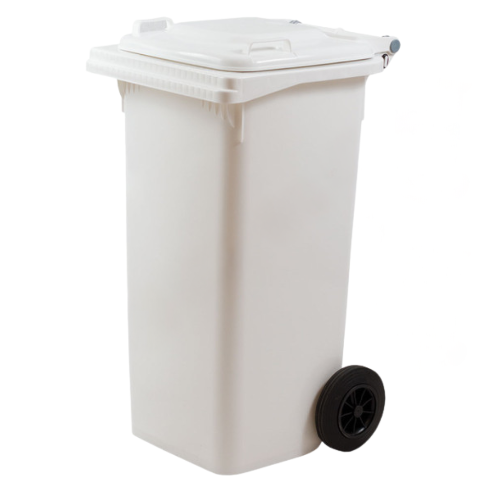 Contenedor de basura con ruedas de 120 o 240 litros – papelera de reciclaje