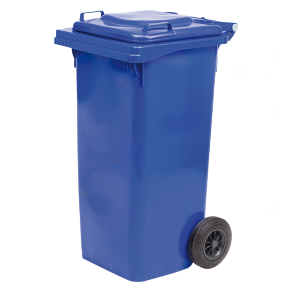 Contenedor de basura con ruedas de 120 o 240 litros – papelera de reciclaje