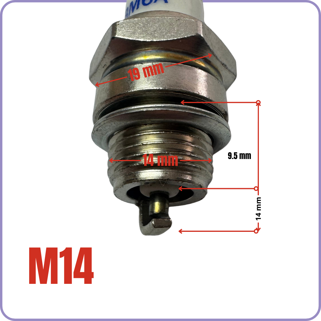 Kit de reemplazo de membranas de carburador Tillotson HU con filtro de gasolina y bujía - Compatible con Alpina Castor Stihl