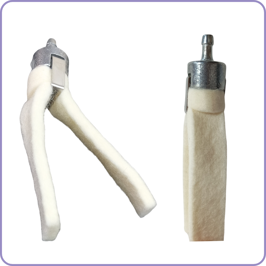 Kit de reemplazo de membranas de carburador Tillotson HU con filtro de gasolina y bujía - Compatible con Alpina Castor Stihl