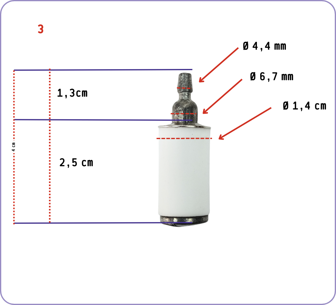 Kit Riparazione Carburatore Husqvarna 235 236 240 – Zama RB-149