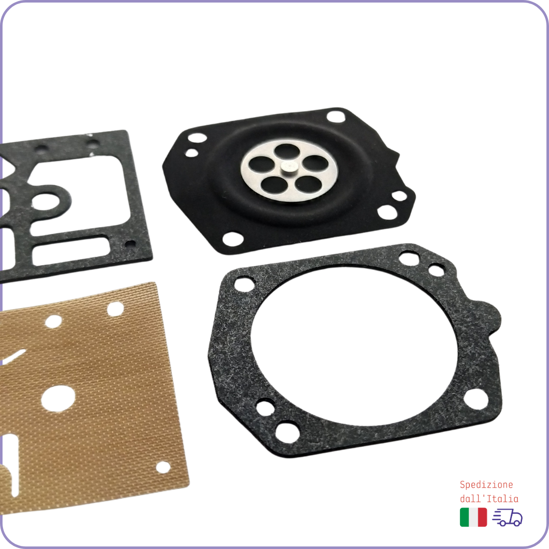 Kit Membrane Carburatore Walbro K10-HD con Filtro Aria e Benzina per Husqvarna 450