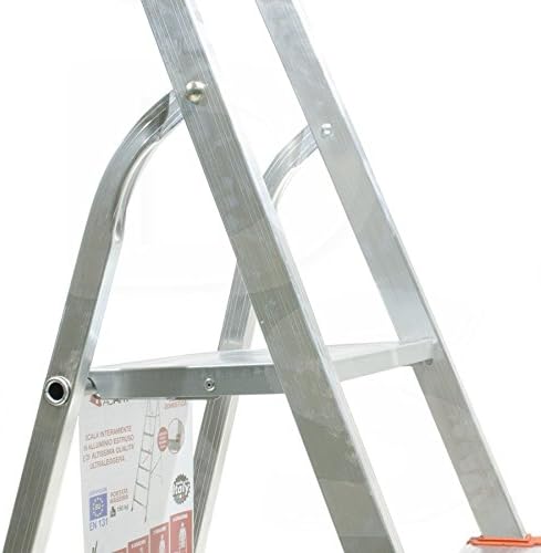 Scala per Uso Domestico in Alluminio a 6 Gradini – Ultra Leggera, Resistente e Sicura