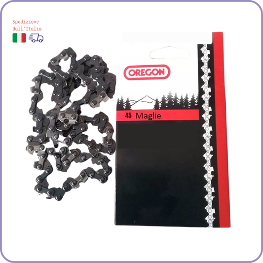 Catena Motosega Oregon 91P-045E – 3/8", Spessore 1,3 mm, 45 Maglie