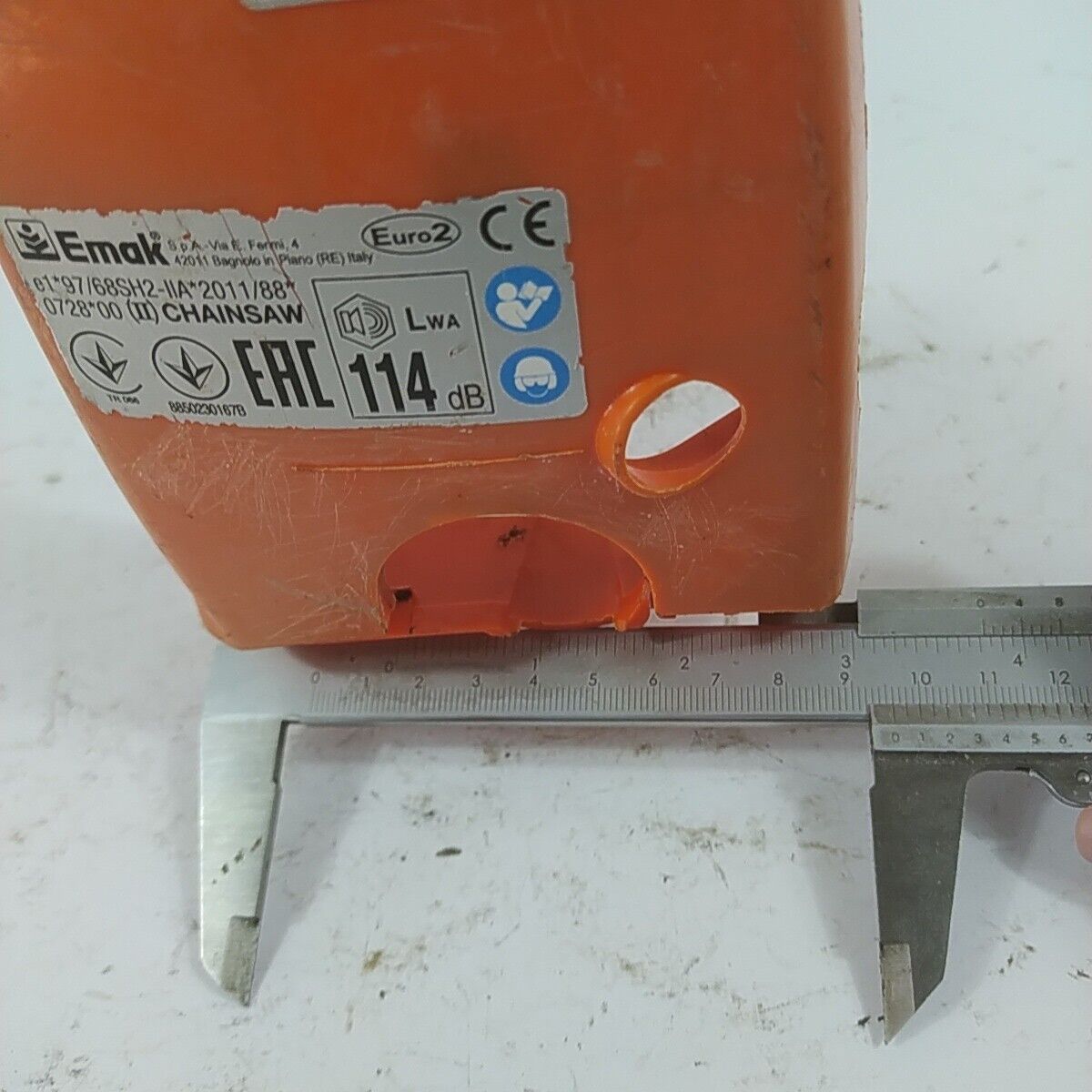 COPERCHIO SUPERIORE COPRI MOTORE per motosega OLEO MAC GS 440 ricambi usati