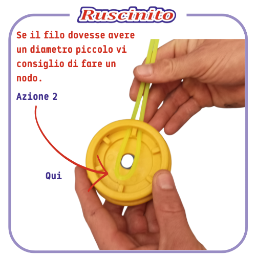 TESTINA testa FILO ricambio per DECESPUGLIATORE tagliaerba universale e stihl