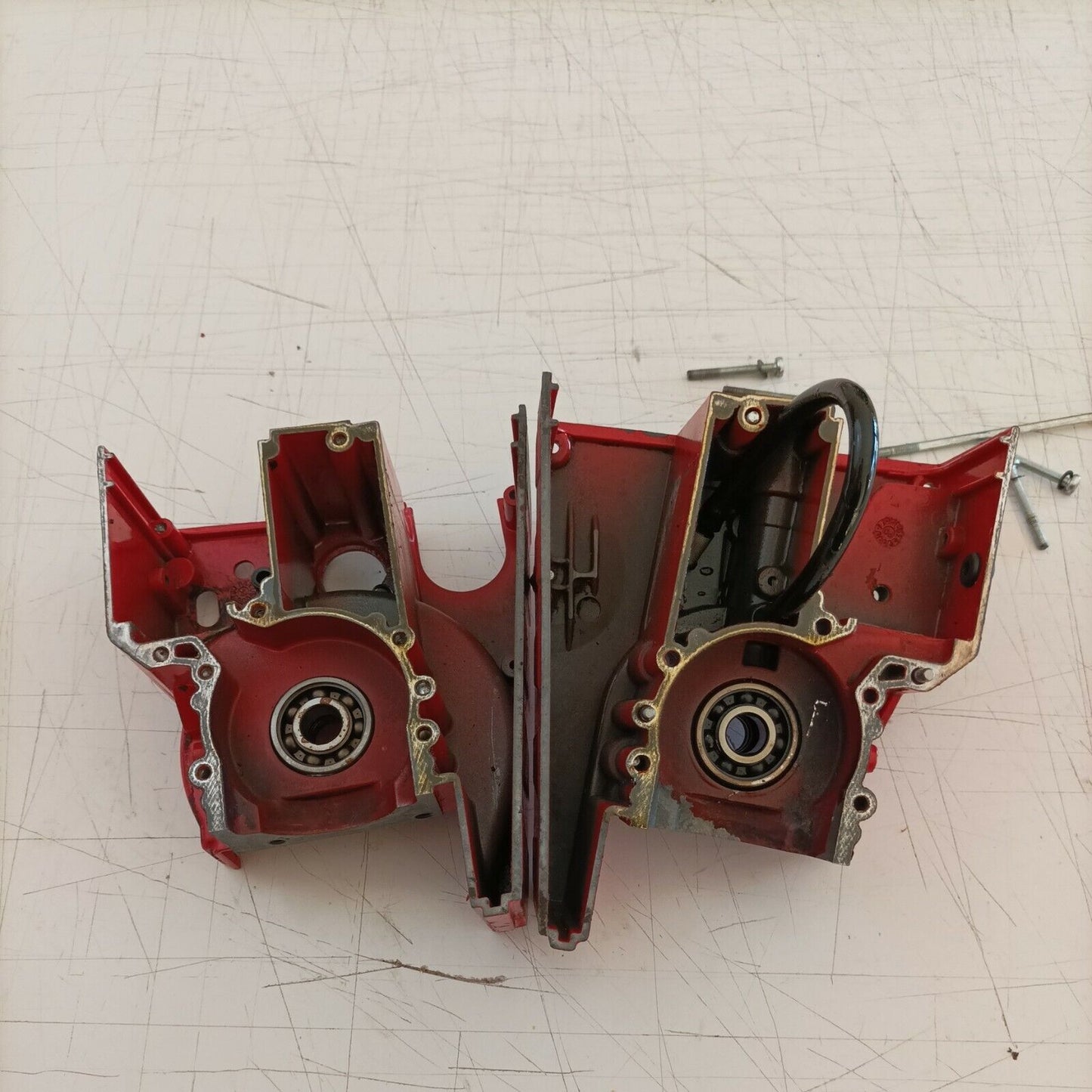 OLEO MAC 935  CARTER SERBATOIO OLIO basamento CILINDRO COMPLETO ricambi usati