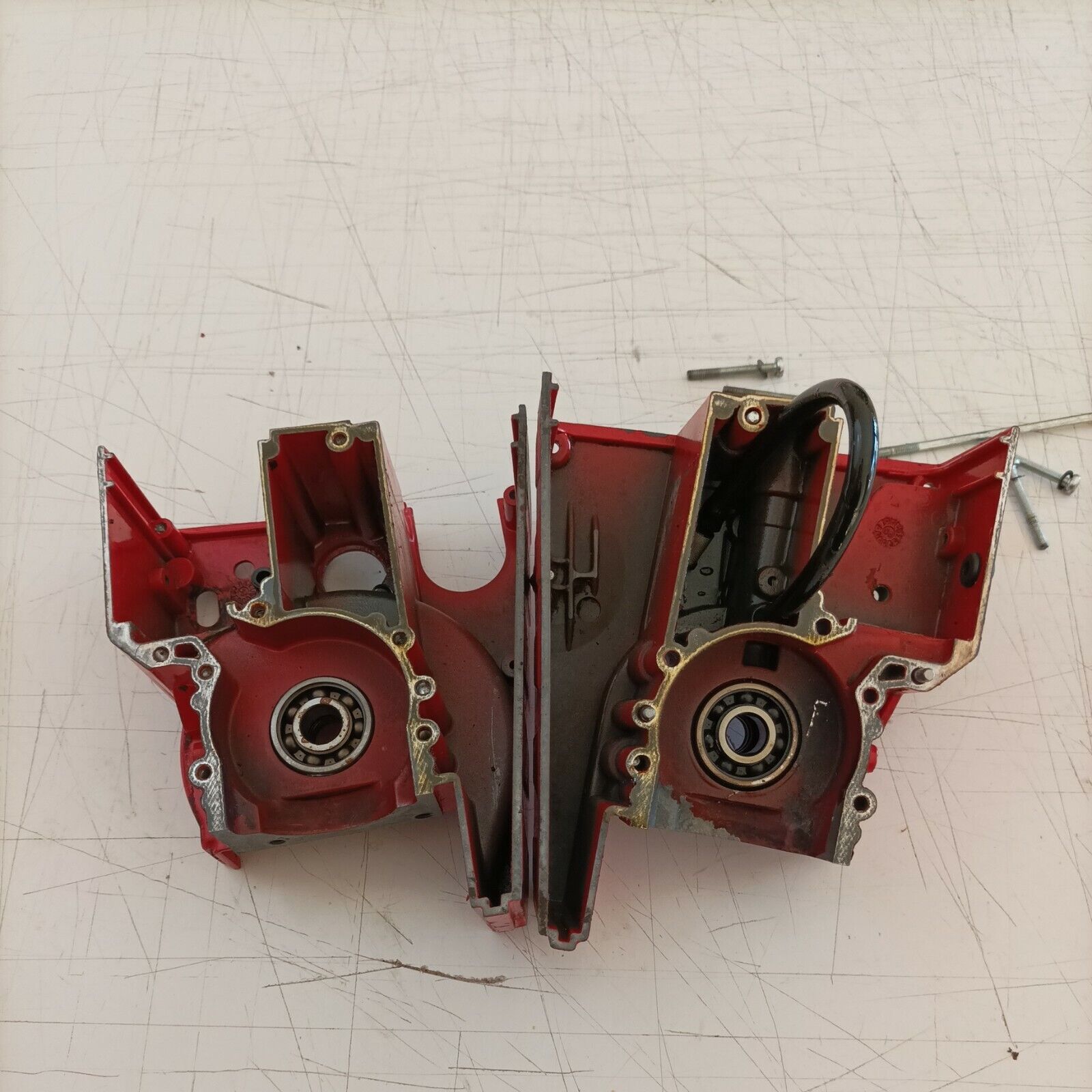 OLEO MAC 935  CARTER SERBATOIO OLIO basamento CILINDRO COMPLETO ricambi usati