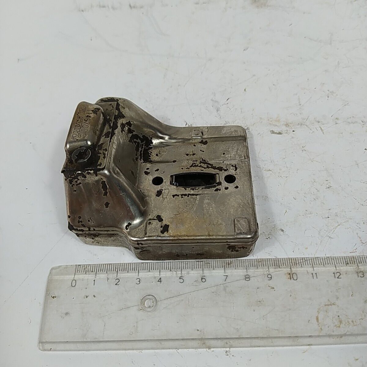 MARMITTA TERMINALE DI SCARICO PER MOTOSEGA STIHL MS 150  ricambi originali usati