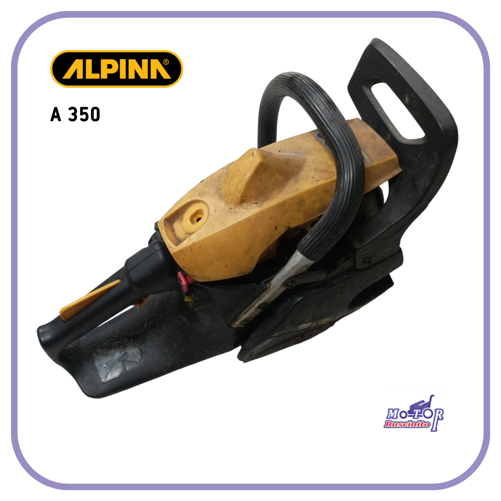 ricambio scatola e FILTRO dell ARIA carburatore per MOTOSEGA ALPINA A 350 usato