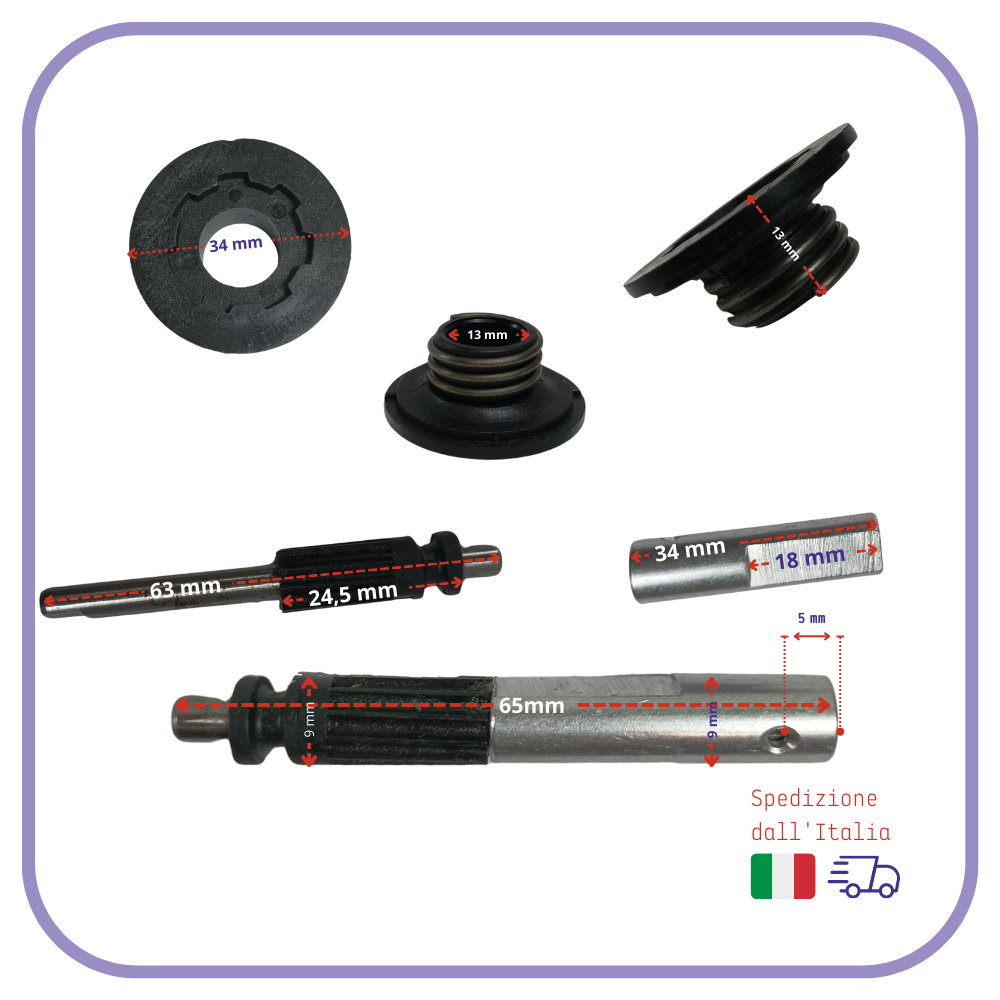 kit vite senza fine POMPA OLIO per motosega HUSQVARNA 140 135 440 450 345 350 li