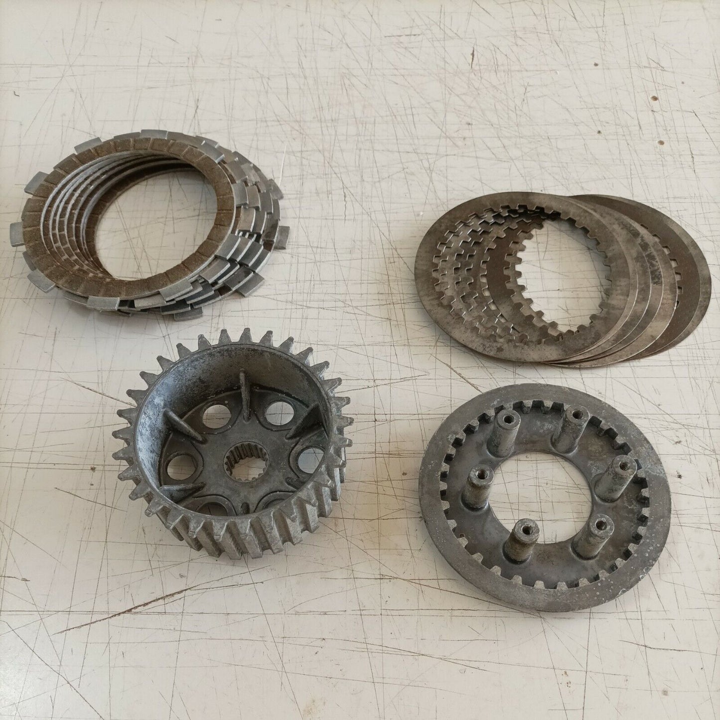 MOZZO FRIZIONE E PIASTRA PER KRAMER 500 LR 410 ANNO 1979 ROTAX ricambi usati