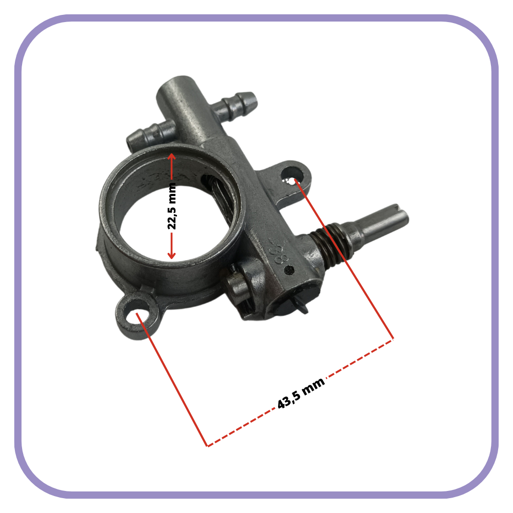 POMPA OLIO vite senza fine INGRANAGGIO MOTOSEGA ALPINA A 305 350 CJ 300 CASTOR