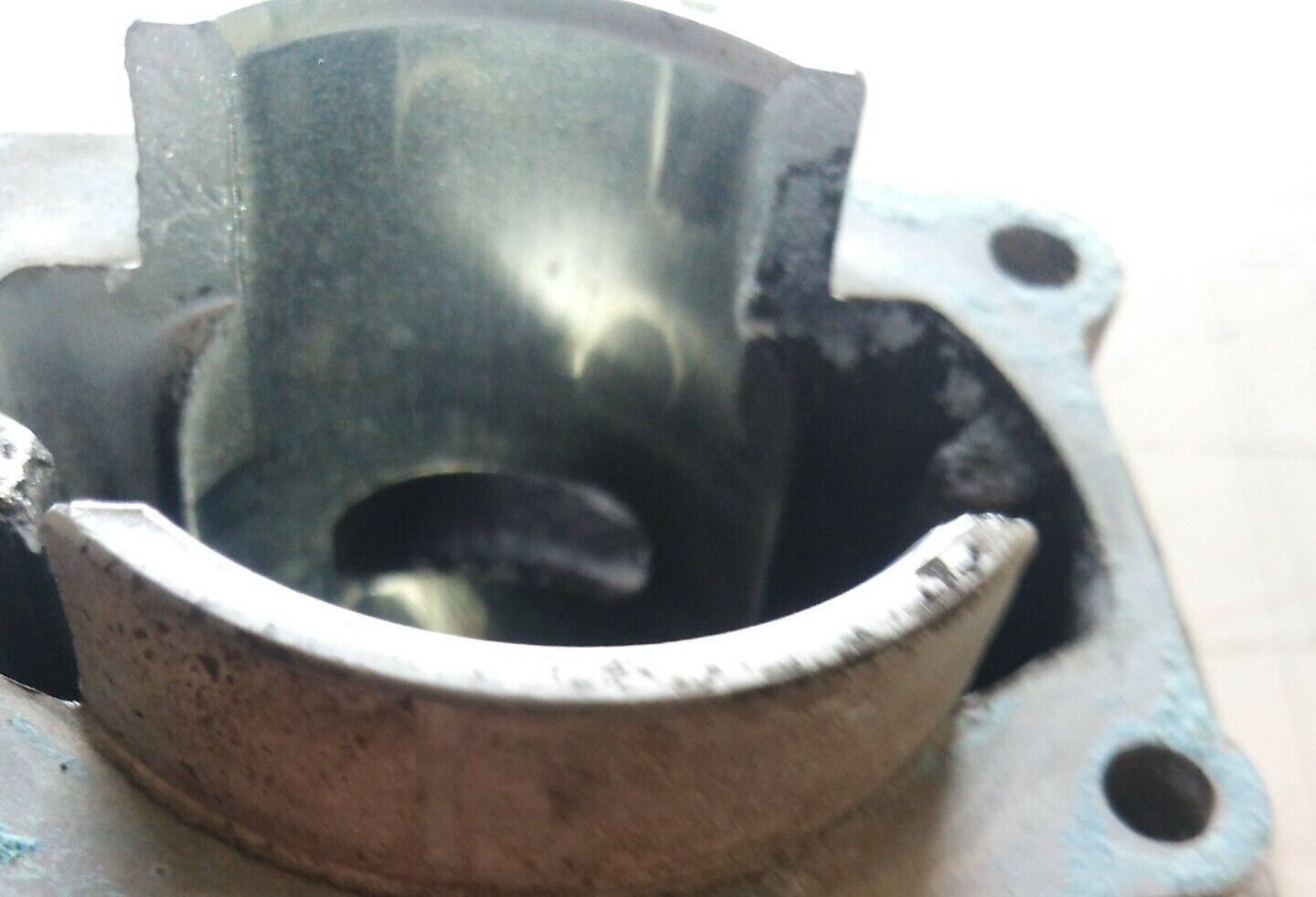 CILINDRO E PISTONE PER MOTOSEGA ALPINA CASTOR P34 TR350 PR350 d 38 ricambi usati