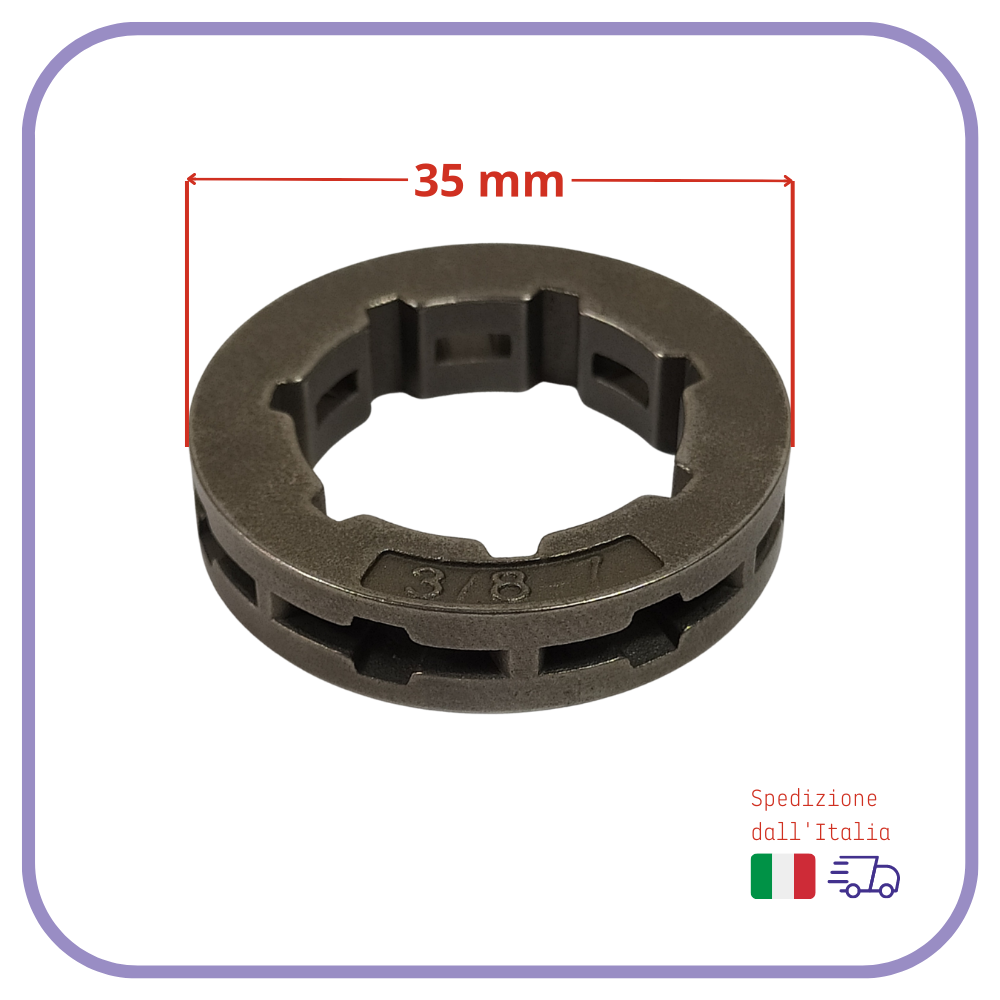 ricambi per MOTOSEGA STIHL MS Pignone Frizione Catena 3/8 '' 7 T Denti E RICAMBI