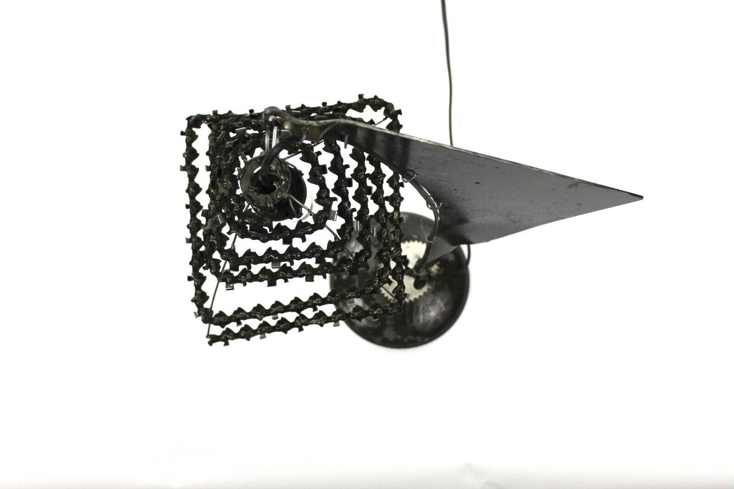 lampada da scrivania tavolo ARTIGIANALE comodino per camera da letto in metallo