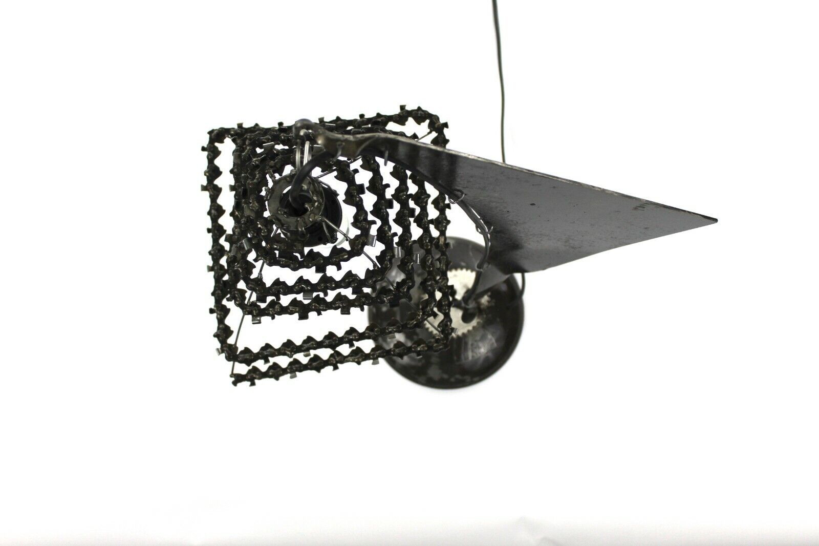 lampada da scrivania tavolo ARTIGIANALE comodino per camera da letto in metallo