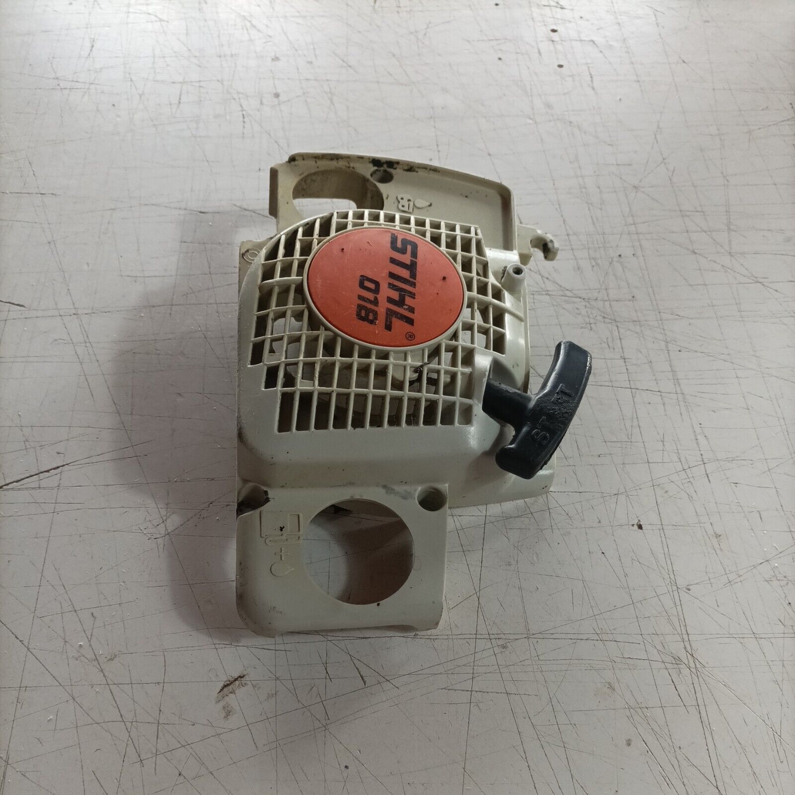 COPERCHIO avviamento AUTOAVVOLGENTE PER MOTOSEGA STIHL 018/MS 170 180 017 usato