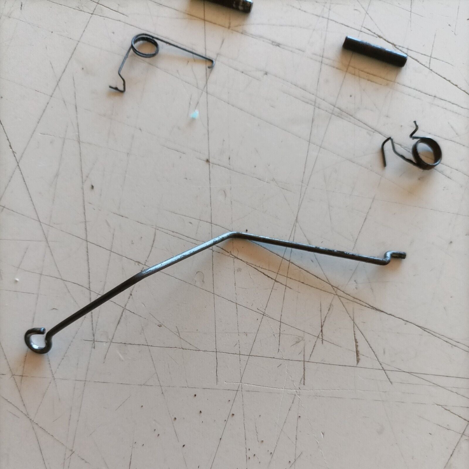 MOTOSEGA OLEO MAC 350 A COMANDI ACCELERAZIONE GAS CARBURATORE ricambi usati