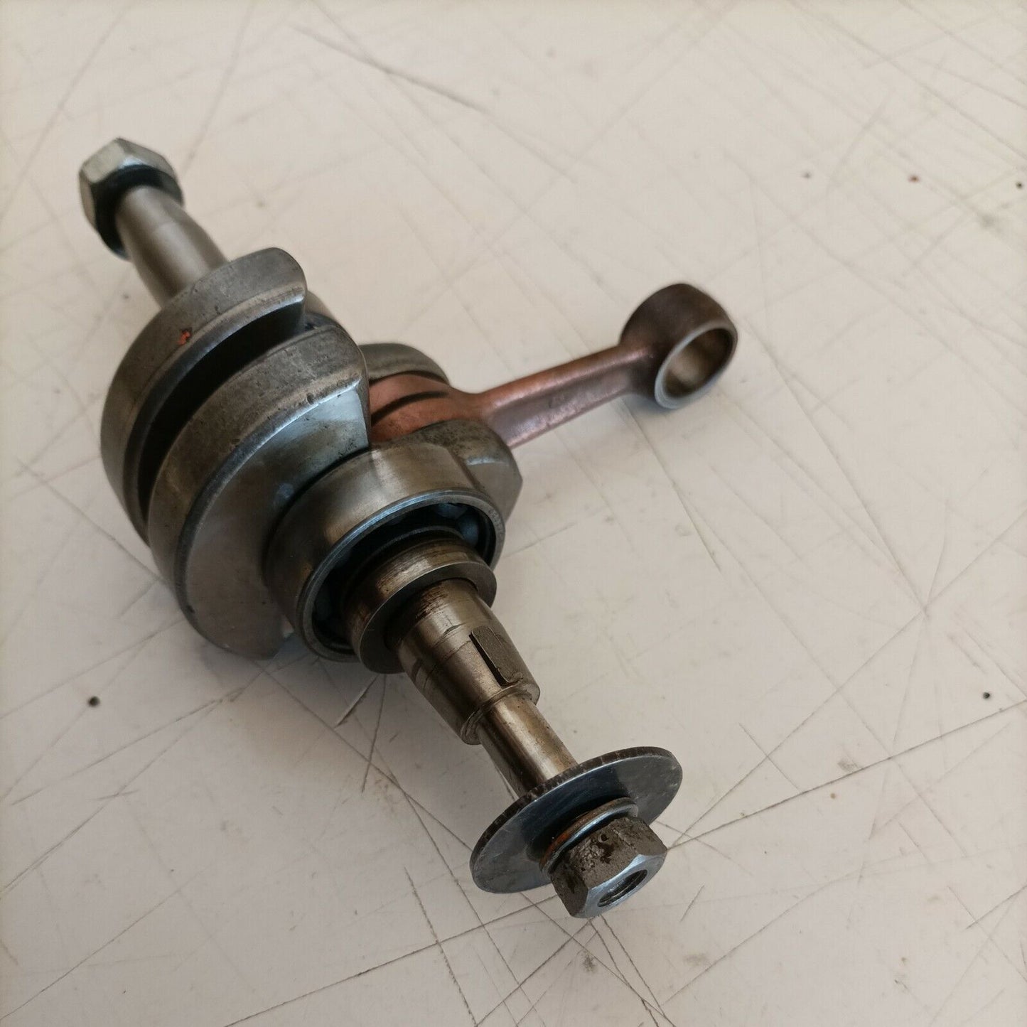 MOTOSEGA OLEO MAC 350 NORMALE ALBERO MOTORE originale COMPLETO ricambi usati