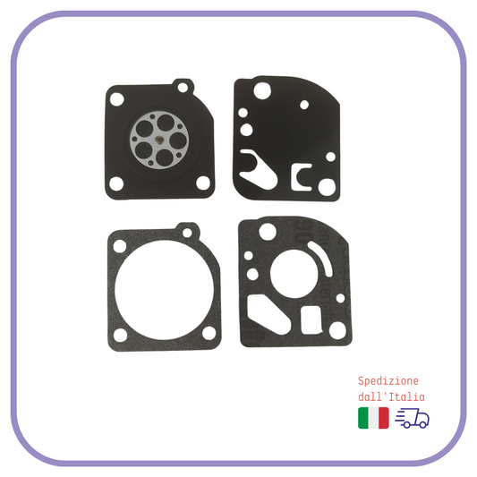 KIT MEMBRANE e guarnizione per carburatore Zama GND 41 decespugliatore efco echo