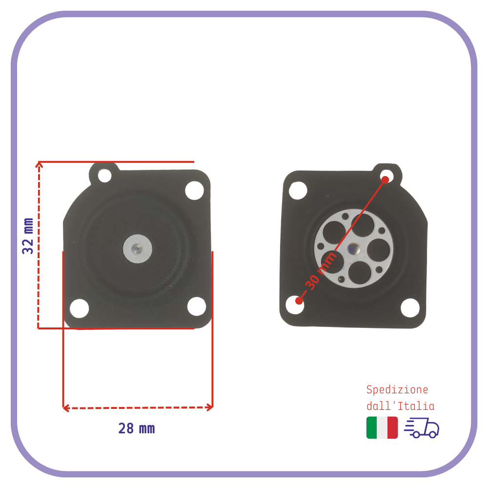 KIT RIPARAZIONI guarnizioni MEMBRANE per decespugliatore ECHO carburatore ZAMA