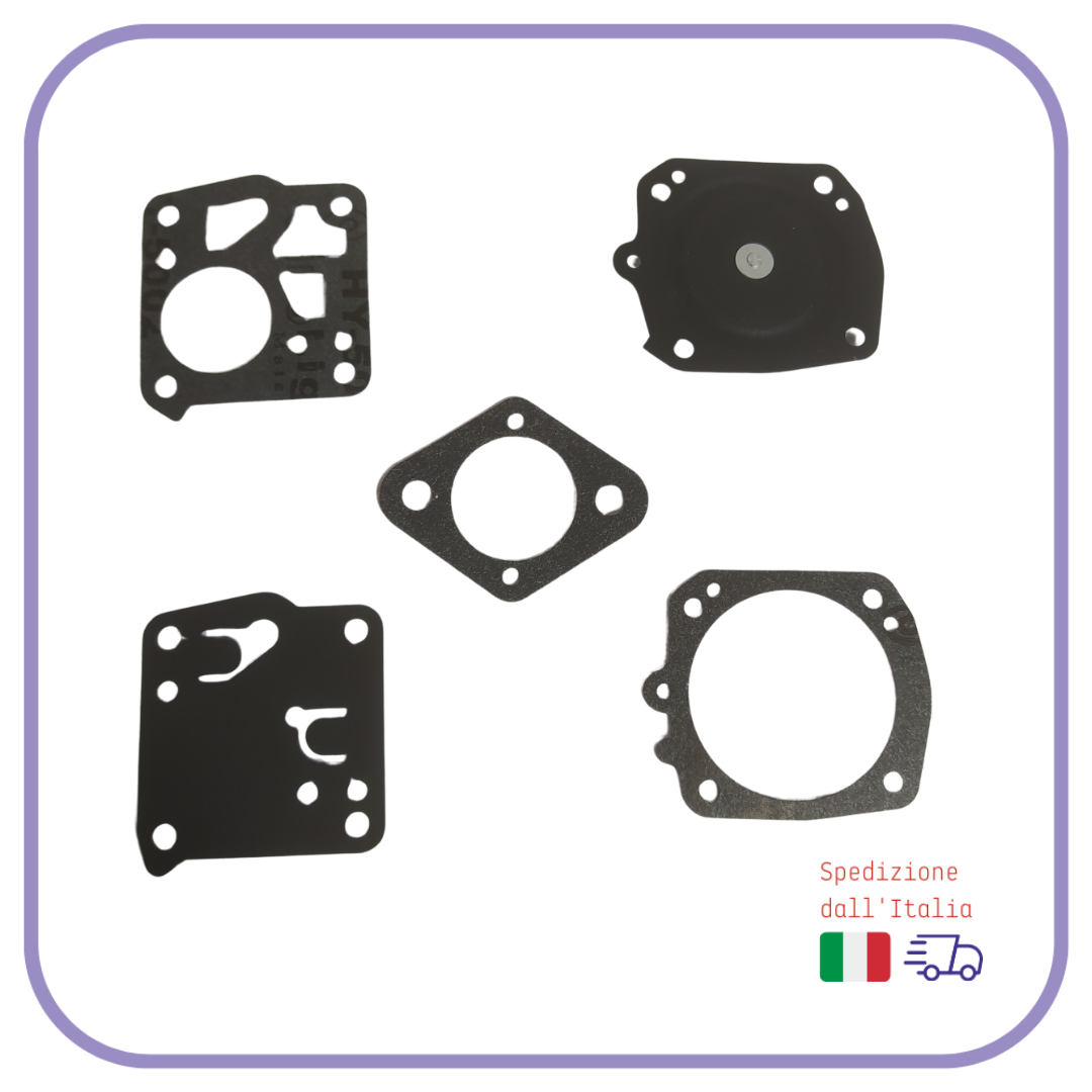 KIT MEMBRANE e guarnizione per carburatore TILLOTSON HS motosega HUSQVARNA STIHL