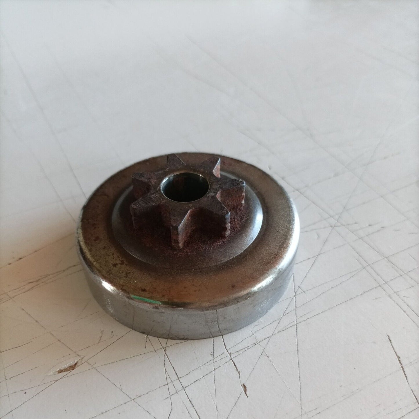 MOTOSEGA OLEO MAC 350 A SUPER CAMPANA E FRIZIONE COMPLETI ricambi usati