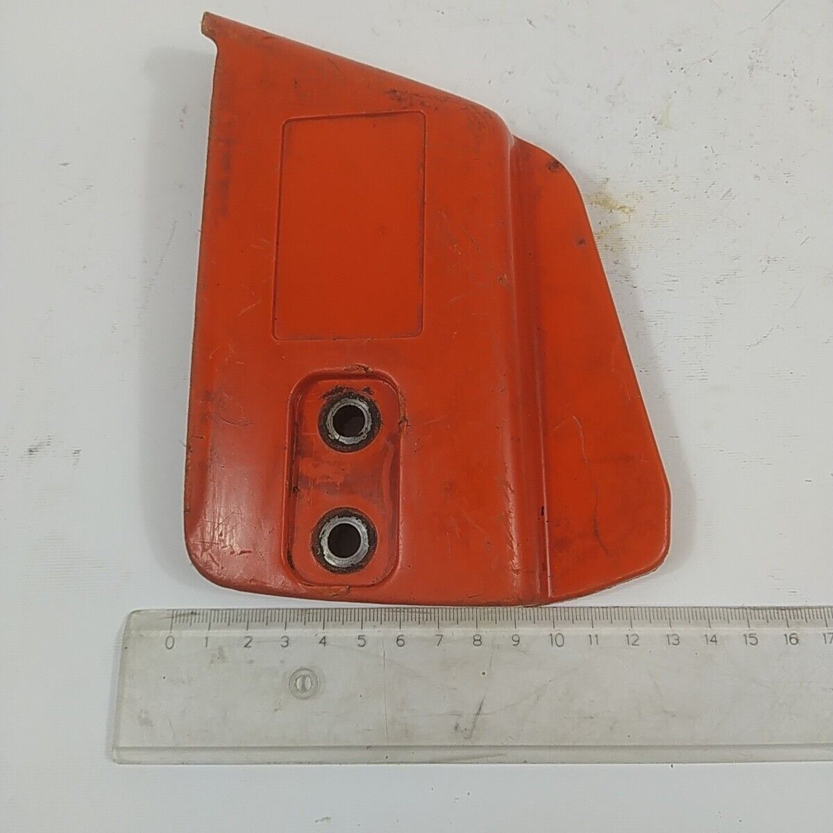 Ricambio per motosega CASTOR ALPINA 450 COPERCHIO copri FRIZIONE catena usato