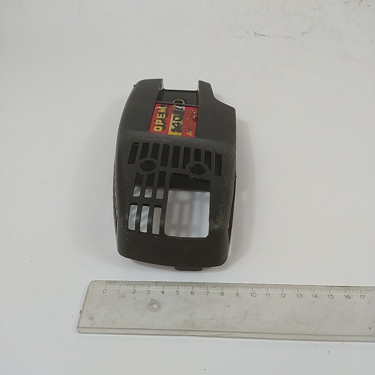 MOTOSEGA OPEM 140 Z AVE ELECTRONIC coperchio FRIZIONE CATENA SILENZIATORE usato