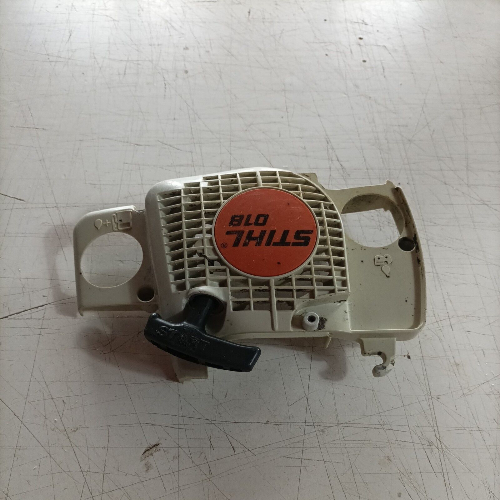 COPERCHIO avviamento AUTOAVVOLGENTE PER MOTOSEGA STIHL 018/MS 170 180 017 usato