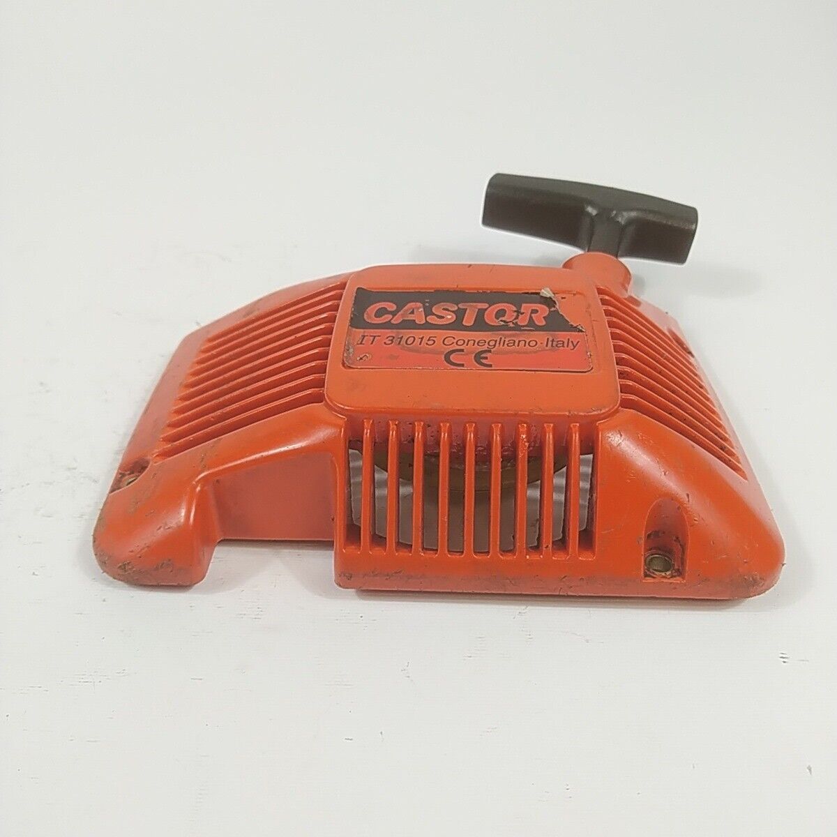motosega CASTOR ALPINA 450 ricambio COPERCHIO di AVVIAMENTO trascinatore usato