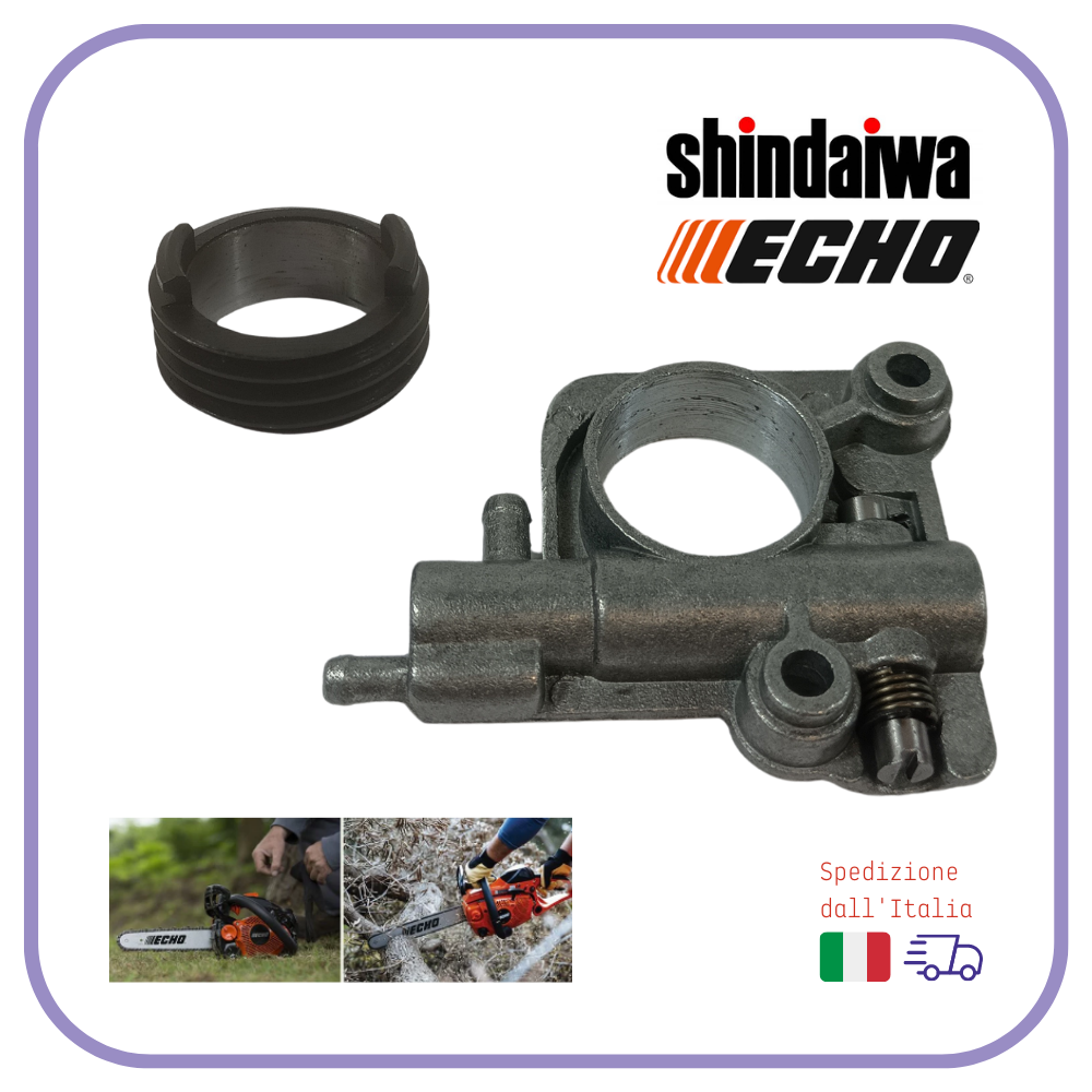 ricambio POMPA OLIO vite senza fine INGRANAGGIO per MOTOSEGA ECHO e Shindaiwa