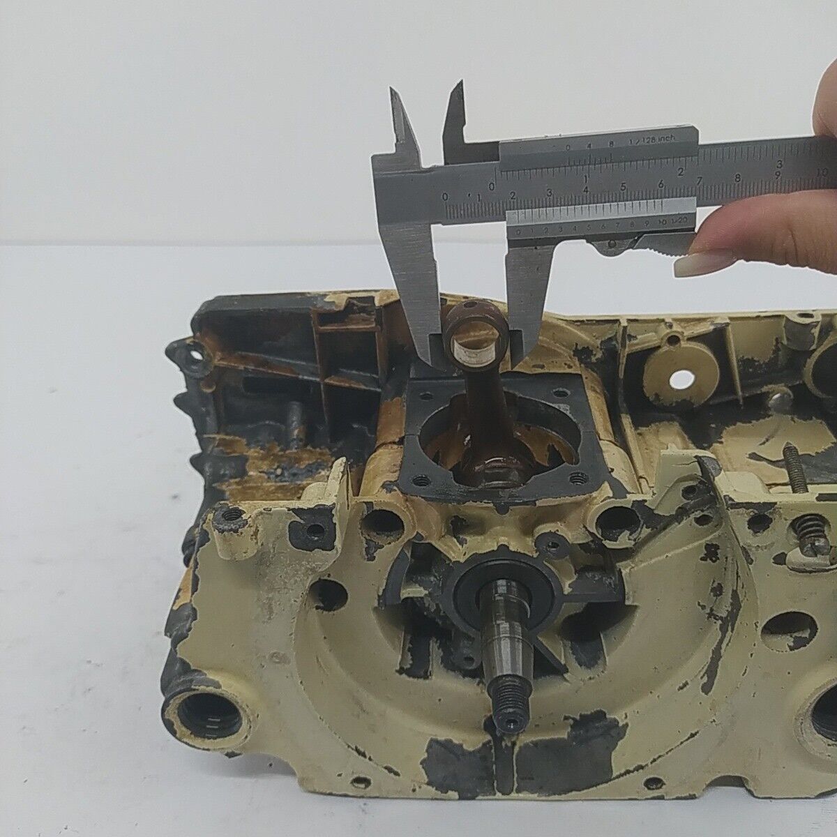 Ricambi per MOTOSEGA BLITZ 501 OLEOMAC 251 usati CARTER BASAMENTO ALBERO MOTORE