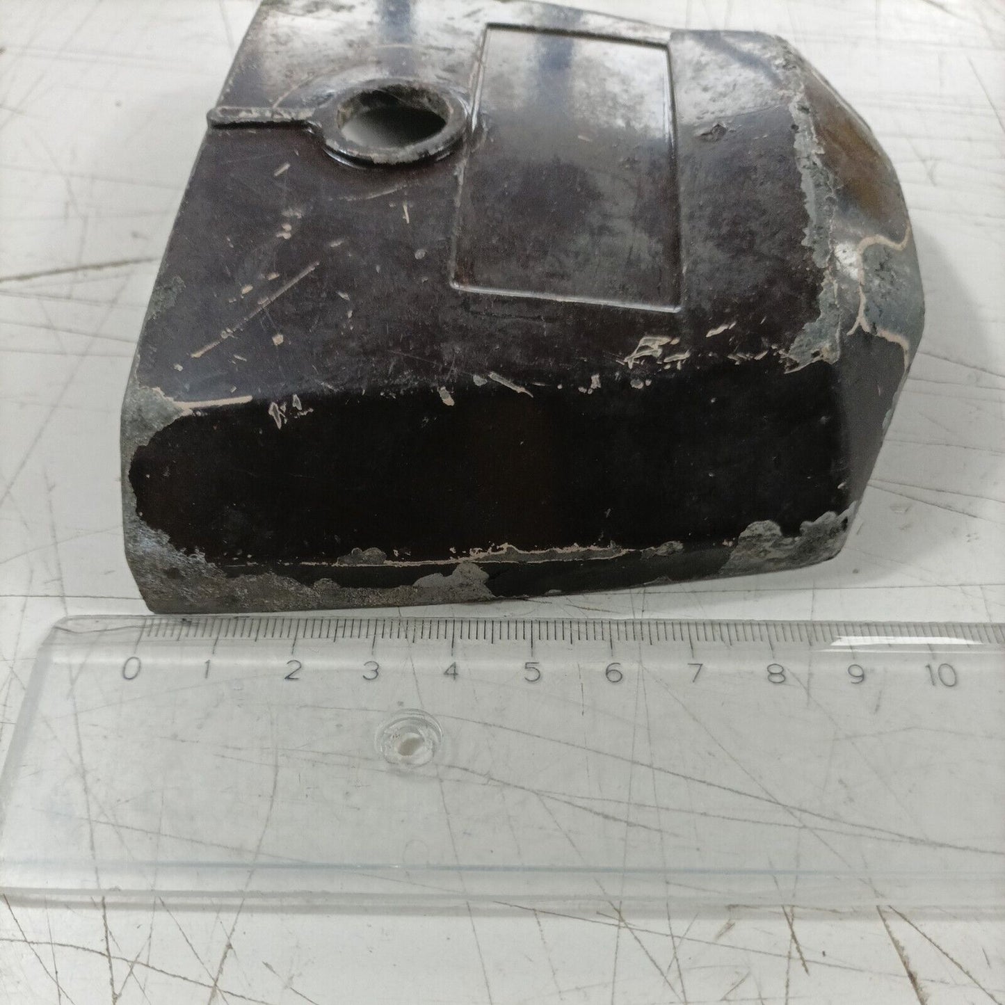MOTOSEGA CASTOR C70 ALPINA A70 COPERCHIO FILTRO DELL'ARIA MARRONE ORIGINALE