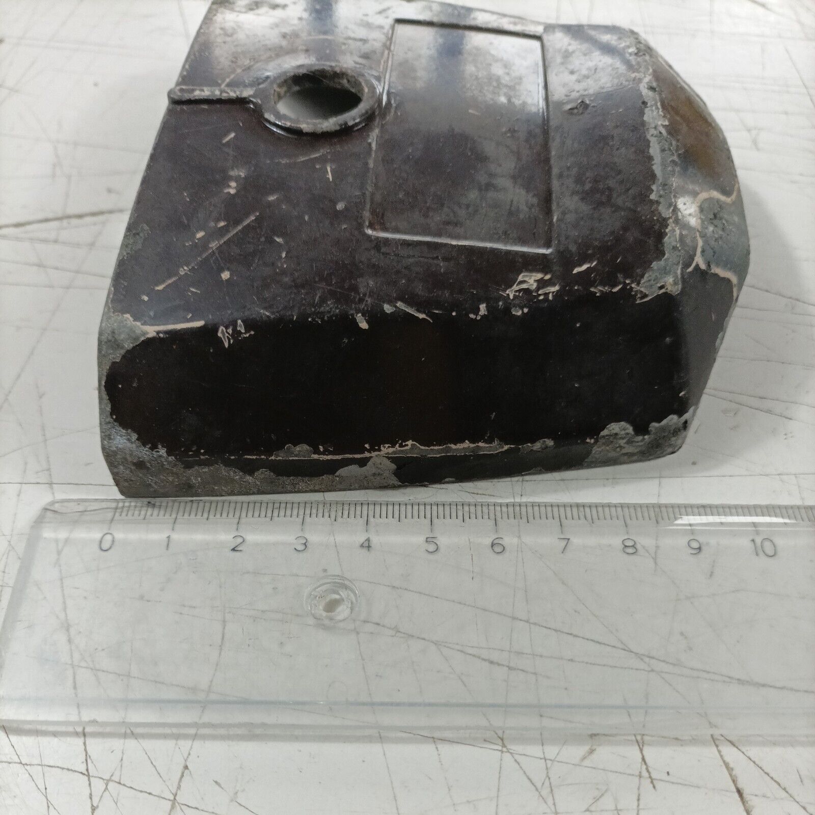 MOTOSEGA CASTOR C70 ALPINA A70 COPERCHIO FILTRO DELL'ARIA MARRONE ORIGINALE
