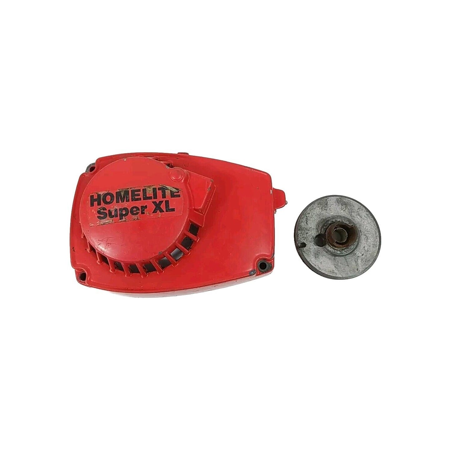 COPERCHIO E PULEGGIA avviamento PER MOTOSEGA HOMELITE SUPER XL ricambi usati