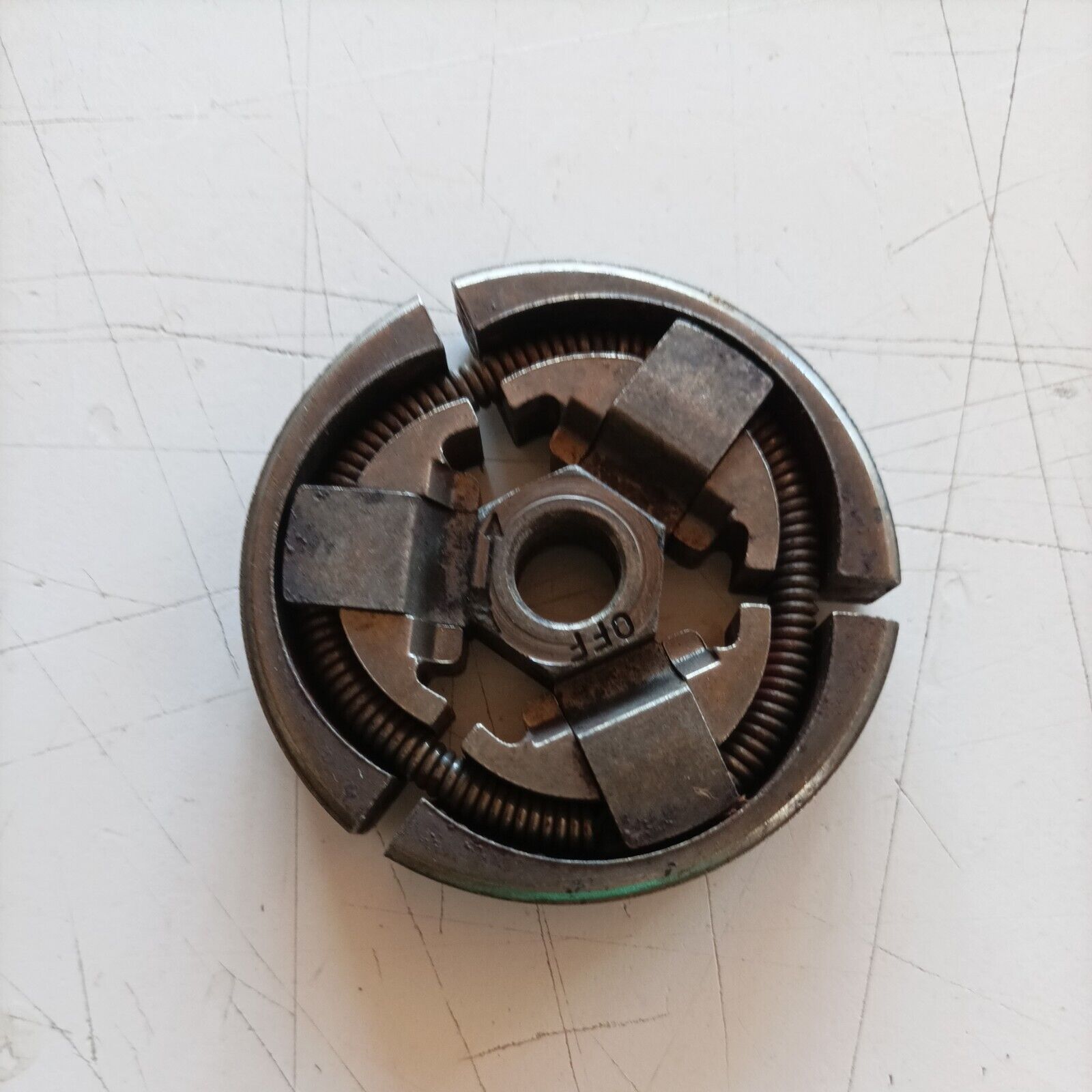 MOTOSEGA OLEO MAC 350 A SUPER CAMPANA E FRIZIONE COMPLETI ricambi usati