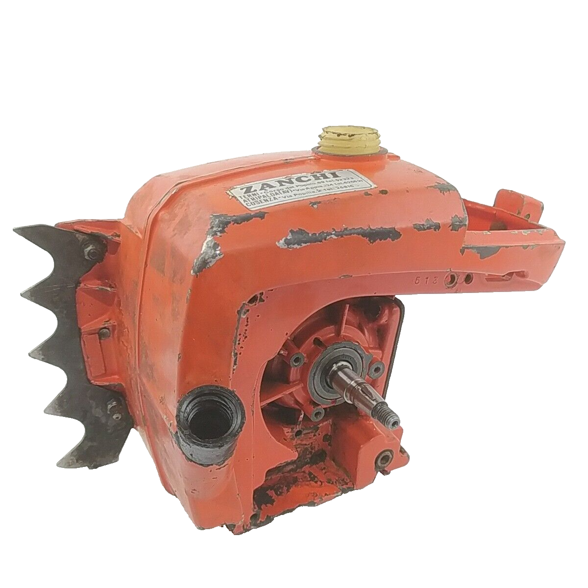 Ricambi TELAIO BASAMENTO ALBERO MOTORE usati per motosega CASTOR C70 ALPINA A70 