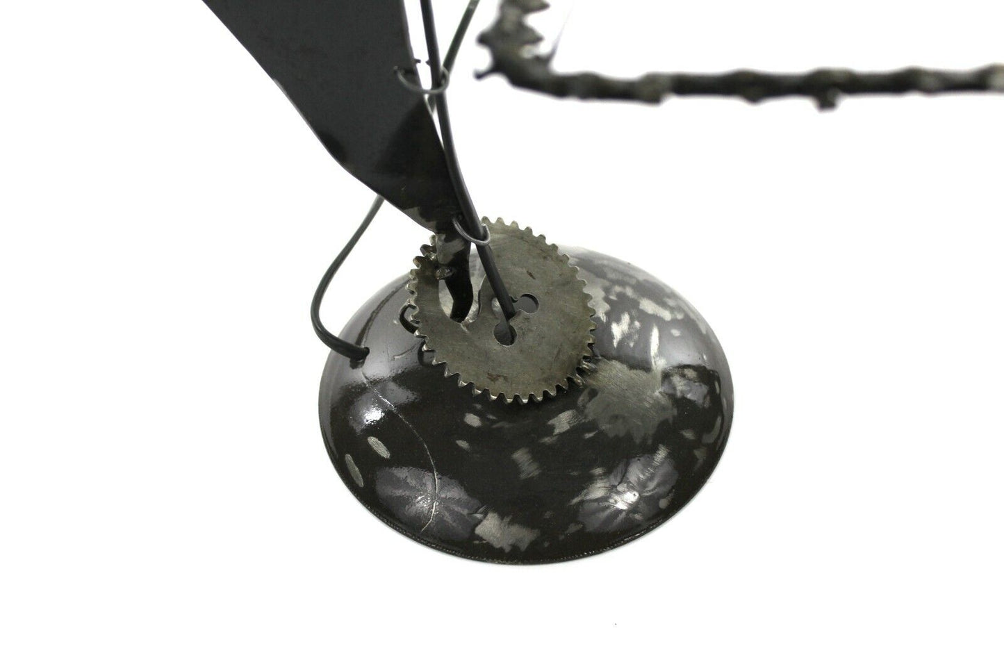 lampada da scrivania tavolo ARTIGIANALE comodino per camera da letto in metallo