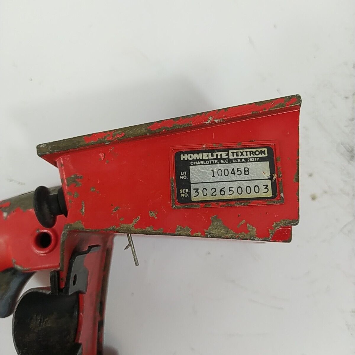 manico POMPA OLIO PER MOTOSEGA HOMELITE SUPER XL AUTOMATIC ricambi usati