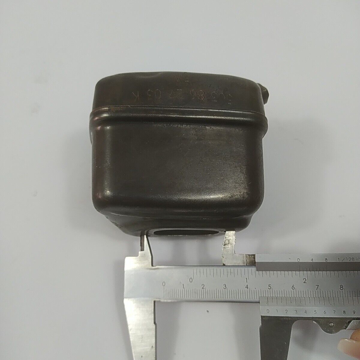 MARMITTA SILENZIATORE TERMINALE SCARICO per motosega HUSQVARNA 51 ricambio usato