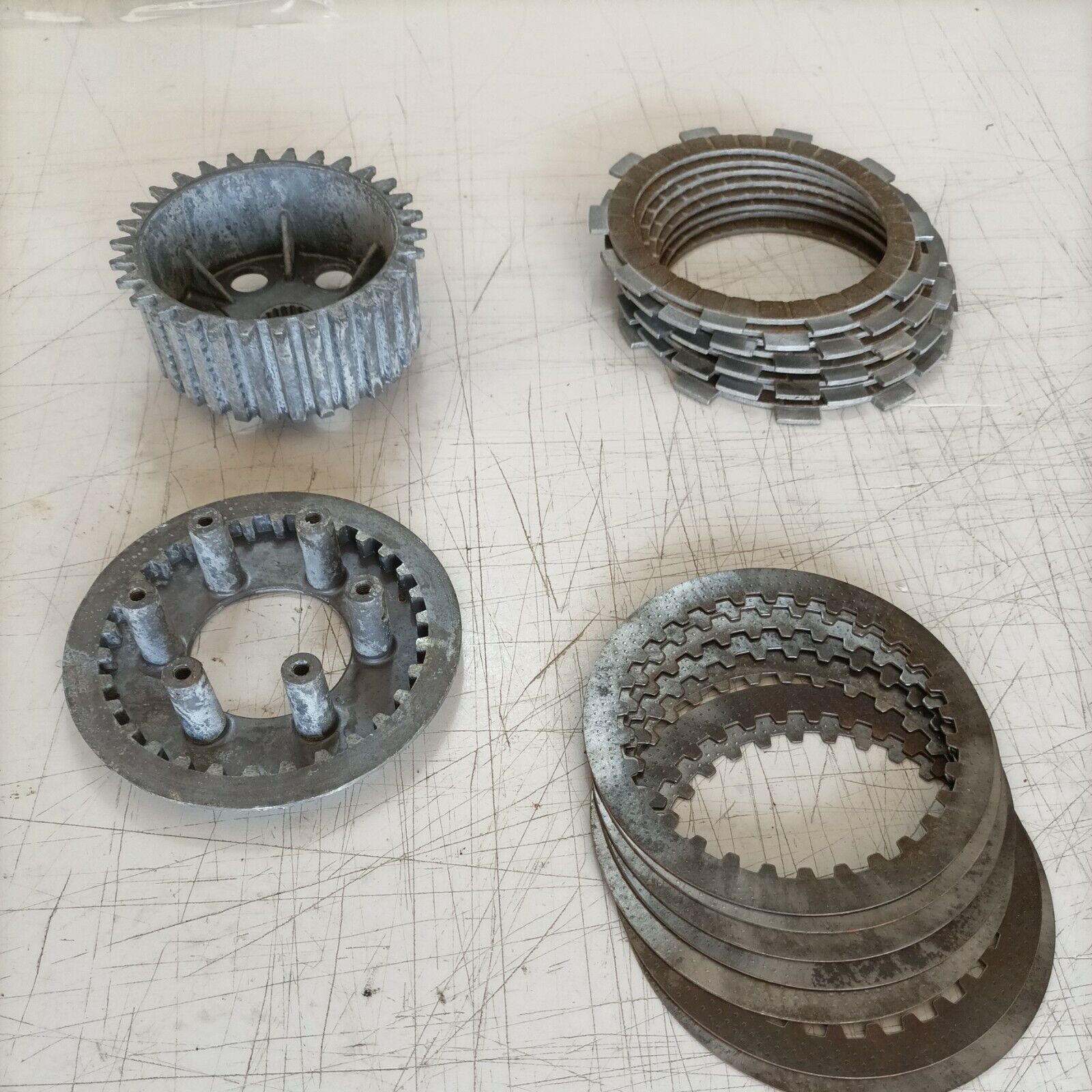 MOZZO FRIZIONE E PIASTRA PER KRAMER 500 LR 410 ANNO 1979 ROTAX ricambi usati