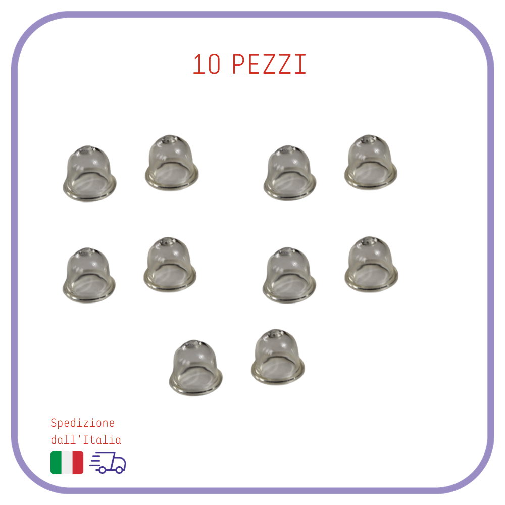 PRIMER POMPETTA carburante benzina CARBURATORE walbro ricambio DECESPUGLIATORE