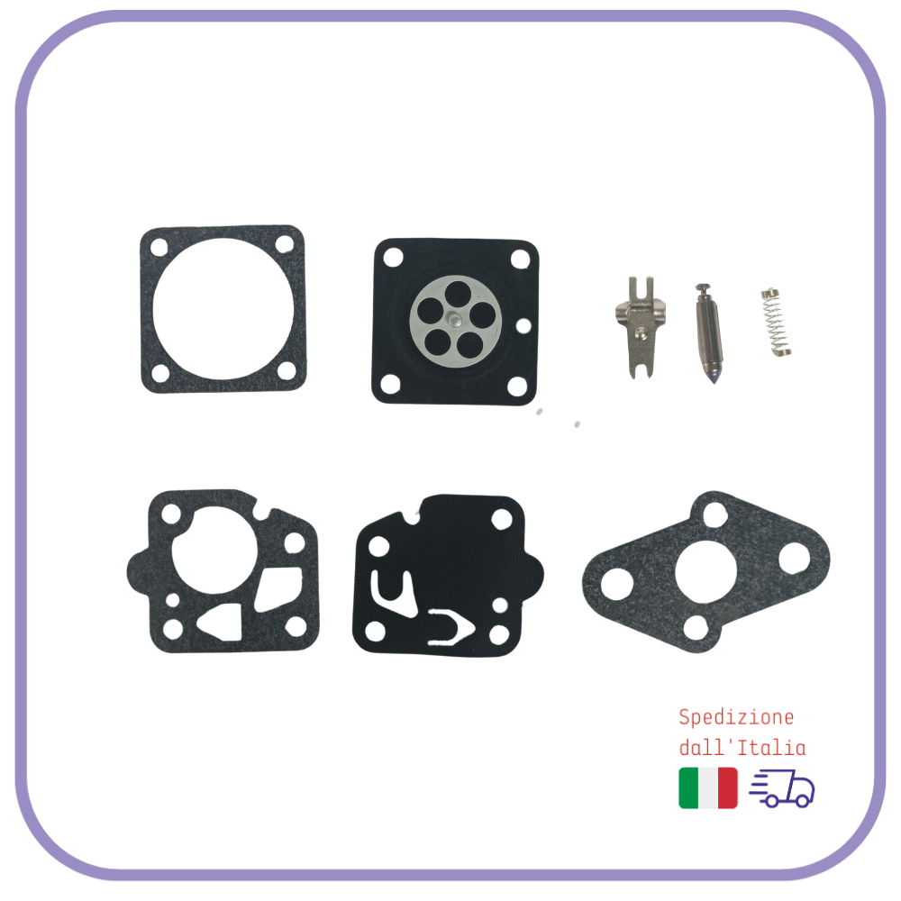 KIT MEMBRANE e guarnizione per carburatore KAWASAKI POULAN SHINDAIWA