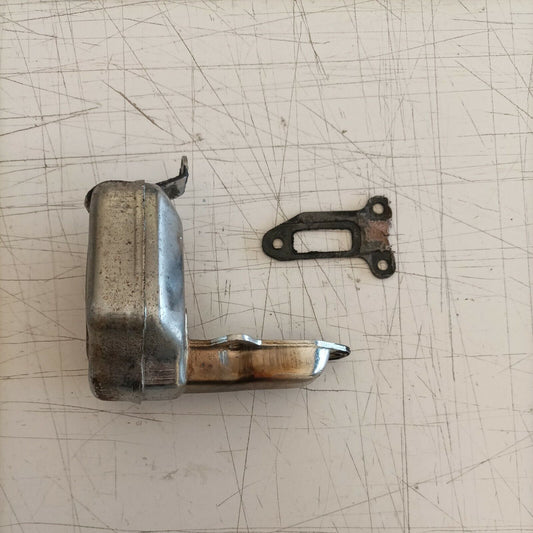 ricambio usato MARMITTA TERMINALE SCARICO PER MOTOSEGA ALPINA CASTOR 40 41 45