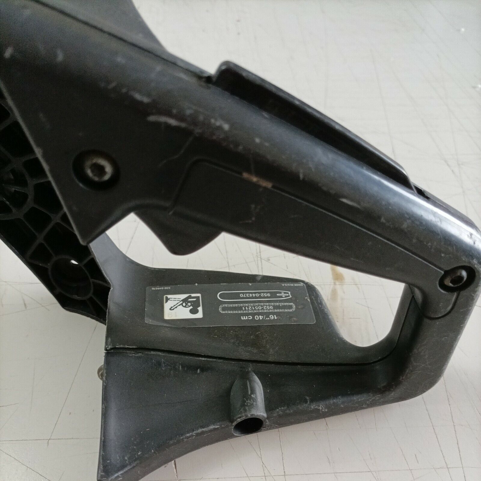 IMPUGNATURA manico COMANDO ACCELERAZIONE PER MOTOSEGA POULAN 2250 ricambi usati