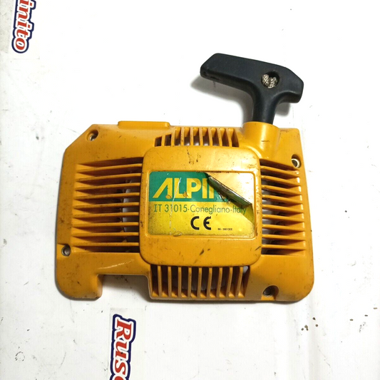 motosega ALPINA P- 400 COPERCHIO kit avviamento Autoavvolgente Ricambio Usato