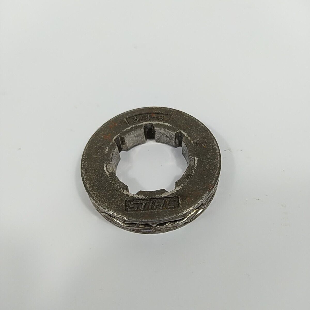 ROCCHETTO CAMPANA FRIZIONE CATENA 3/8-8 PER MOTOSEGA STIHL ricambi usati